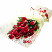 36 red roses bouquet