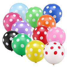12 polka dot air balloons delivery pune