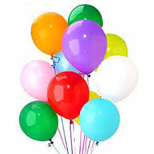 24 air blown balloons
