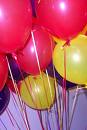 Red &Yellow blown balloons