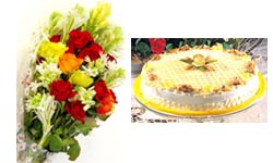 mix Roses + cake