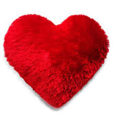 valentine heart pillow
