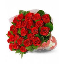 25 roses hand bouquet