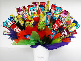 100 chocolates in a bouquet