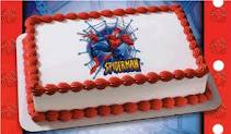 Spiderman cake 