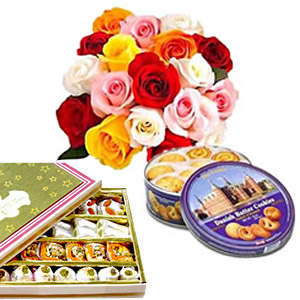 Cookies, roses, sweets