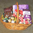 Cadburys mixed chocolates in a basket