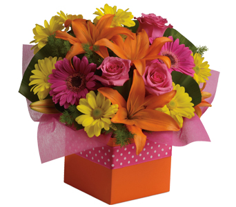 Flowers in a basket