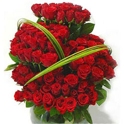 50 roses basket