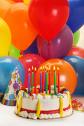 1 kg cake and 50 Mix balloons