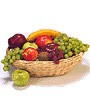 Basket of 2kg.fruits