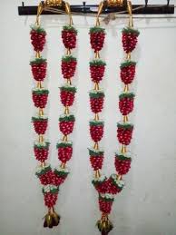 2 Tuberose red rose garland