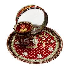 Karva chauth thali