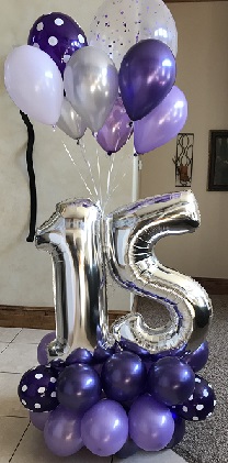 Double Digit Balloons for birthday