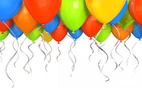 24 air filled balloons