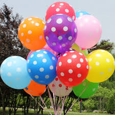 24 polka dot air balloons delivery pune