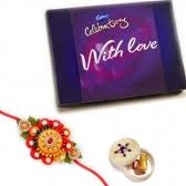 Cadbury celebrations pack with rakhi