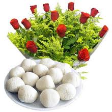 6 pc rasgulla 6 pc roses