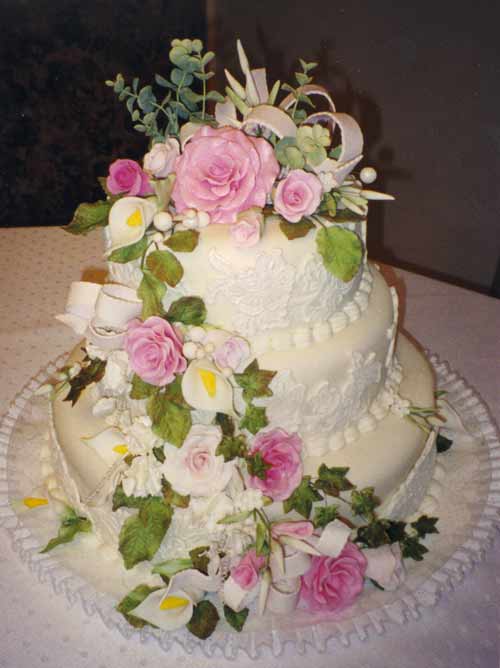 3 Tier wedding cake